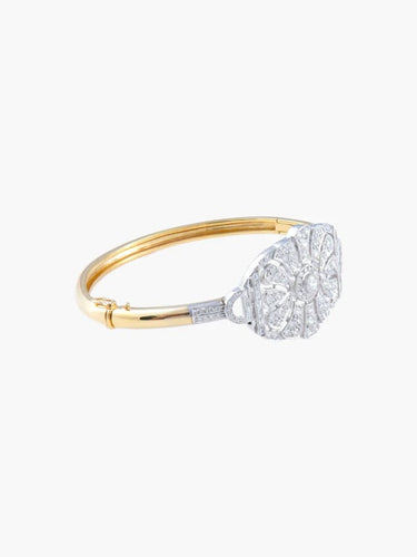 Bracelet Bracelet Jules en or bicolore 18K et diamants 58 Facettes