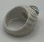 Bague 52 Bulgari Shandra - Bague cabochon topaze bleue en or jaune 18 ct 58 Facettes