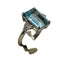 Bague 52 Bague aigue-marine et diamants en or blanc 18 carats 58 Facettes