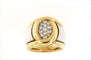 Bague 49 Van Cleef & Arpels - Bague en deux ors 18 carats et diamants 58 Facettes 6525y