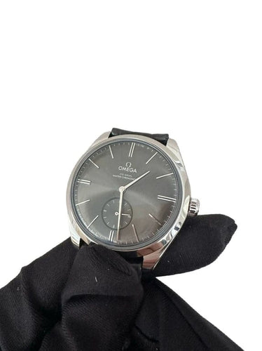 Montre Omega De Ville Trésor - Montre 40 mm en acier sur cuir 58 Facettes