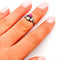 Bague 47 Bague ancienne - Rubis et diamants en or jaune 18 ct et platine 58 Facettes 21008368