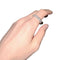 Bague 57 Alliance tour complet en or blanc 18K et diamants 3,68 ct 58 Facettes