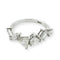Bague 53 Bague multi-tailles en or blanc 18 carats et diamants 1,46 ct 58 Facettes