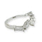 Bague 53 Bague multi-tailles en or blanc 18 carats et diamants 1,46 ct 58 Facettes