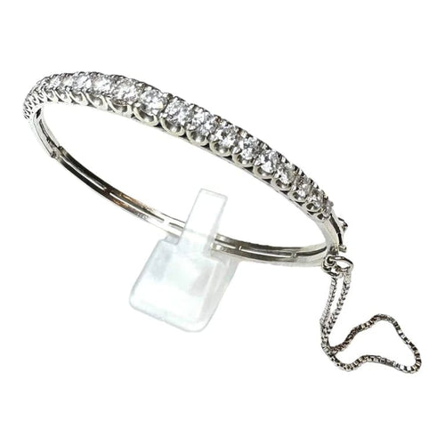 Bracelet Bracelet tennis en or blanc 18K et diamants 2,5 ct 58 Facettes