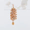 Boucles d'oreilles Boucles d’oreilles pendantes « briquet » XIXe en or jaune 18 carats et demi-perles 58 Facettes