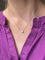 Collier Collier solitaire en or gris et diamant taille ancienne 1,90 carat 58 Facettes