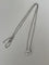 Collier Collier solitaire en or gris et diamant taille ancienne 1,90 carat 58 Facettes