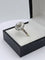 Bague 53 Bague marguerite fleur vintage en or 18k et platine sertie de diamants 58 Facettes