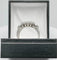 Bague 57 Carl Bucherer - Bague vintage imposante en or gris 18K et diamants 58 Facettes