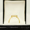 Bague 50 Bague panneau rectangulaire en or jaune 18K et diamants 58 Facettes