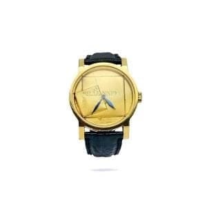 Montre Gio Pomodoro Millennio - Montre en or jaune 18 carats sur cuir 58 Facettes