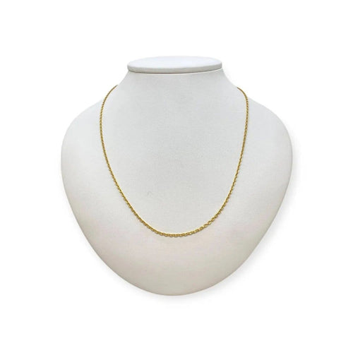 Collier Chaîne maille forçat 45,5 cm en or jaune 18k 58 Facettes 330091605