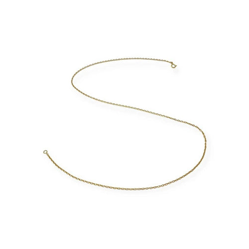 Collier Chaîne maille forçat 45,5 cm en or jaune 18k 58 Facettes 330091605