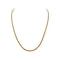Collier Chaîne maille gourmette 62 cm en or jaune 750 58 Facettes 330089598