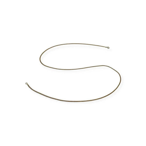 Collier Chaîne maille gourmette 62 cm en or jaune 750 58 Facettes 330089598