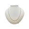 Collier Chaîne - Maille gourmette 48 cm en or jaune 14K 58 Facettes 330089596