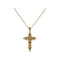 Pendentif Pendentif croix en or jaune, perle de culture et turquoise 58 Facettes 330089070
