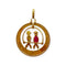 Pendentif Inséparables - Pendentif en or jaune 750 et rubis 58 Facettes 330089291