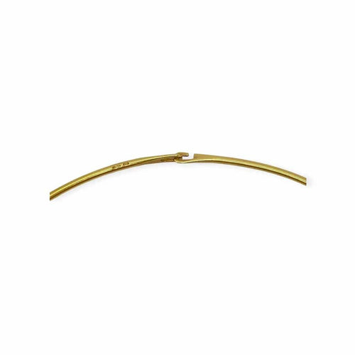 Collier Collier jonc en or jaune 18K 58 Facettes 330085038