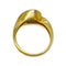 Bague 55 Bague en or jaune 18K avec topaze bleue ovale 58 Facettes 330081548