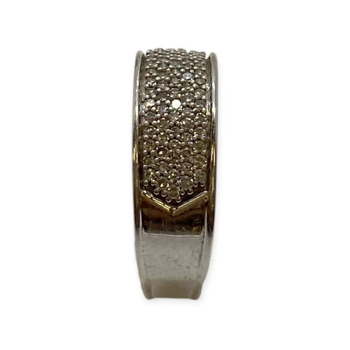 Bague 50 Bague en or blanc 18K sertie de diamants 58 Facettes 330085406