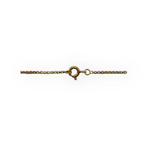 Collier Chaîne maille vénitienne 40 cm en or jaune 750 58 Facettes 149064869