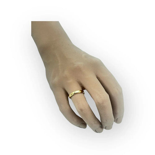 Bague 51 Alliance - Bague en or blanc 750 poli 58 Facettes 149065051