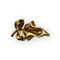 Broche Broche feuille vintage en or jaune 18k et diamant 58 Facettes 149063365