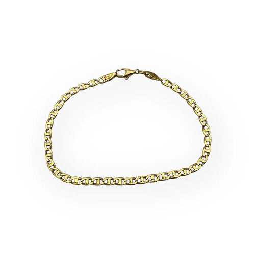 Bracelet Bracelet maille marine en or jaune 18K (750) 58 Facettes 149064868