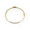 Bracelet Bracelet jonc ovale ouvrant en or jaune 750, saphir et diamants 58 Facettes 149066023