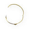 Bracelet Bracelet jonc ovale ouvrant en or jaune 750, saphir et diamants 58 Facettes 149066023
