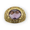 Bague 52 Bague en or jaune 18K avec améthyste ovale 58 Facettes 149061005