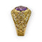 Bague 52 Bague en or jaune 18K avec améthyste ovale 58 Facettes 149061005