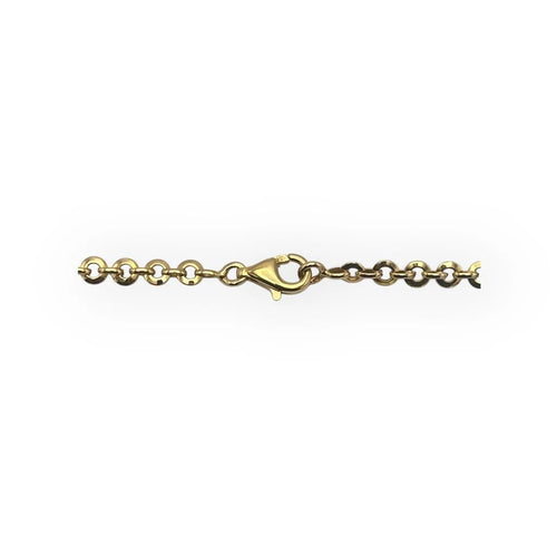 Collier Chaîne maille jaseron bombée en or jaune 18K, 62 cm 58 Facettes 149062581