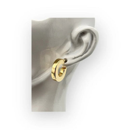 Boucles d'oreilles Créoles - Boucles d’oreilles en or jaune 18K 18 mm 58 Facettes 149060551