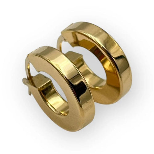 Boucles d'oreilles Créoles - Boucles d’oreilles en or jaune 18K 18 mm 58 Facettes 149060551