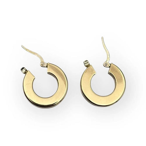 Boucles d'oreilles Créoles - Boucles d’oreilles en or jaune 18K 18 mm 58 Facettes 149060551