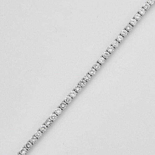 Bracelet Bracelet tennis en or blanc 18 carats et diamants 9,5 ct 58 Facettes