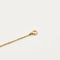 Collier Collier diamant poire 2,52 carats en or jaune 18k Fancy Yellow 58 Facettes
