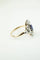 Bague 52 Bague marquise en or jaune 18 carats saphir et diamants 58 Facettes SQ 5172049