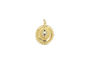 Pendentif Pendentif ovale en or jaune 18 carats, saphirs et perle 58 Facettes SQ5946394