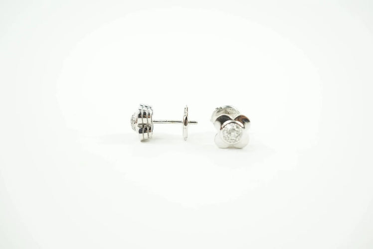 Boucles d'oreilles Mauboussin Trop Chance - Boucles d’oreilles en or gris et diamants 58 Facettes SQ6049318