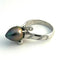 Bague 58 MEL'S - Bague en or gris avec perle noire et diamants 58 Facettes 042361