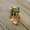 Bague 53 Philippe Tournaire Architecture - Bague Moscou en or jaune 58 Facettes 123577.01