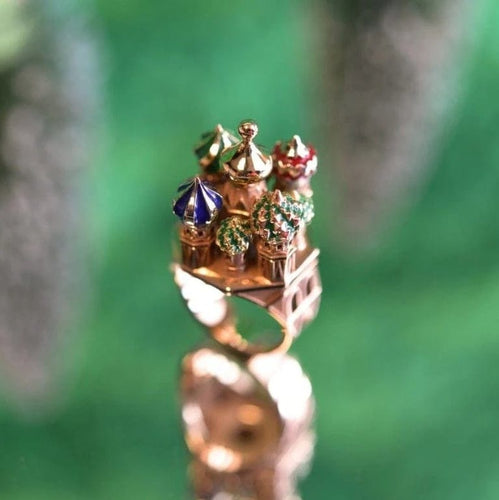 Bague 53 Philippe Tournaire Architecture - Bague Moscou en or jaune 58 Facettes 123577.01