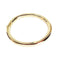 Bracelet Bracelet jonc ouvrant en or jaune 18k, fil rond 8 mm 58 Facettes