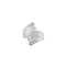 Bague 52 Bague en or blanc 18 carats avec 90 diamants 58 Facettes