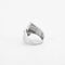 Bague 52 Bague en or blanc 18 carats avec 90 diamants 58 Facettes